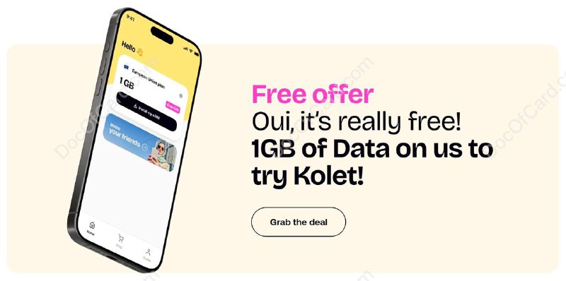 Kolet 免费 eSIM 送 1GB 流量#eSIM #kolet✔️ 