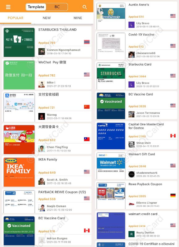 Pass2U Wallet - iOS会员卡生成#iOS #APP #ApplePay #AppleWallet👉🏿 有众多玩家制作上传的会员卡模版可使用，也可以自己制作模版✅ apps.apple.com/app/id1142473931 • 去广告内购价$1.99 • 同类APP还有 Pass4Wallet 等👉🏿 @DocOfCard