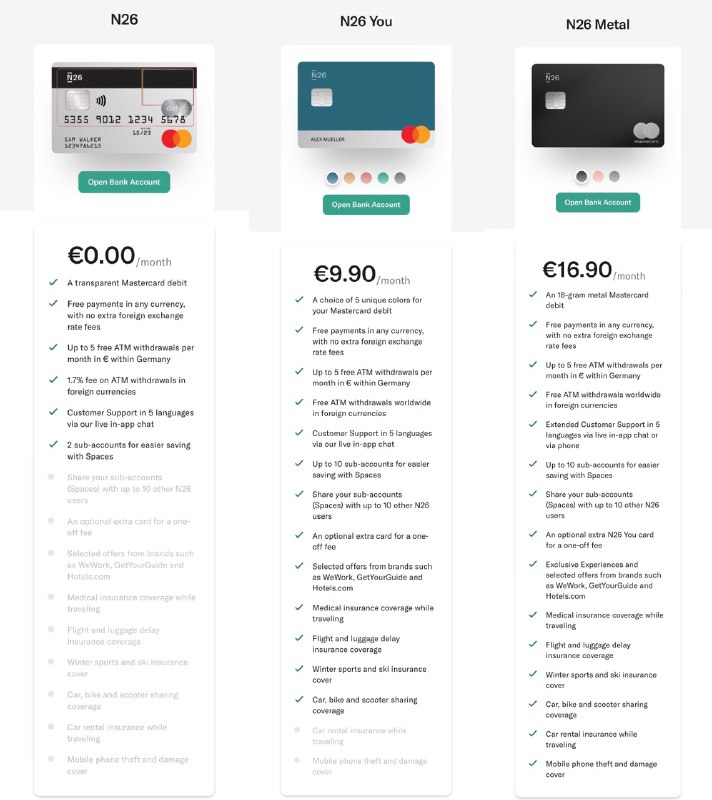 德国数字银行N26介绍#N26 #数字银行 #金属卡本文已更新至👇🏿