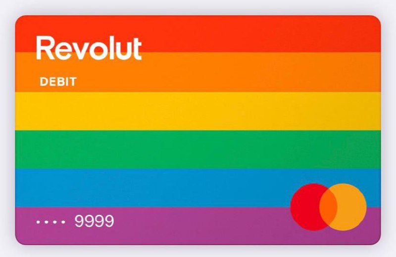 Revolut US现在也可以订购🌈卡了#RevolutHow to order a rainbow card: ➀ Update to the latest version of the app. ➁ Tap on your Profile tab. ➂ Tap on Donations and select OutRight. ➁ Finally, make a donation (minimum of $5) and then order your card.👀相关：Revolut 正式上线美国👀相关：Revolut US重新上线Metal Plan👉🏿 @DocOfCard / 银行账户卡合集