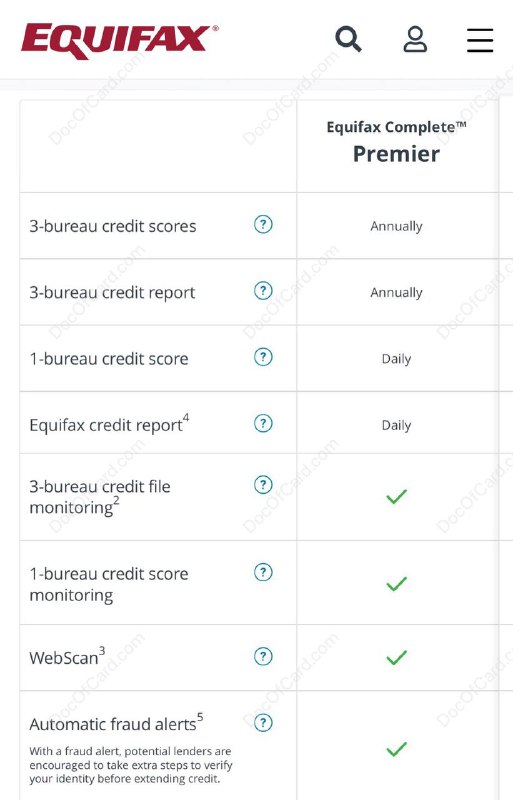 #Equifax #信用分🆕9/21/23更新： Equifax US 现在支持 ITIN 用户购买付费 plan 了 [DP] • Equifax US 官网提供免费的 VS3 分数和详细报告，收费版提供 3 家分数和详细报告✔️ 