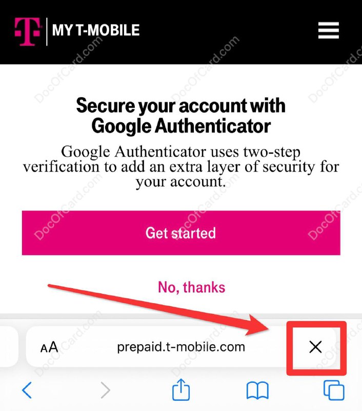 #奇技淫巧 #TMobile🆕11/26/23更新： T-Mobile现已支持：1、通过邮件接收两步验证验证码2、回答安全问题通过两步验证这意味着通过短信或Google Authenticator接收验证码不再是必选项 [DP]📮利用 T-Mobile 的渣 IT，为注册 T-Mobile 账号时忘记设置 Google Authenticator 2FA 的 Prepaid 用户重新开启 2FA 功能 [DP]1，登录 T-Mobile 账号：
