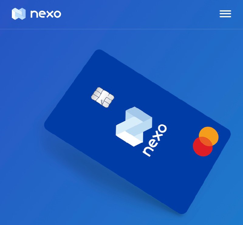 Nexo计划发行万事达预付卡#Nexo #MasterCard🆕4/13/22更新：上线了，大陆护照不配 • 无月租费 • 无账户维护费 • 无外币兑换费 • 可免费创建虚拟卡 • 可通过APP解冻卡片、修改PIN • 所有消费2%即时返现 • 拿预付卡需要排队邀请 • 高级实名验证后才能拿实体卡👉🏿 @DocOfCard / 银行账户卡合集