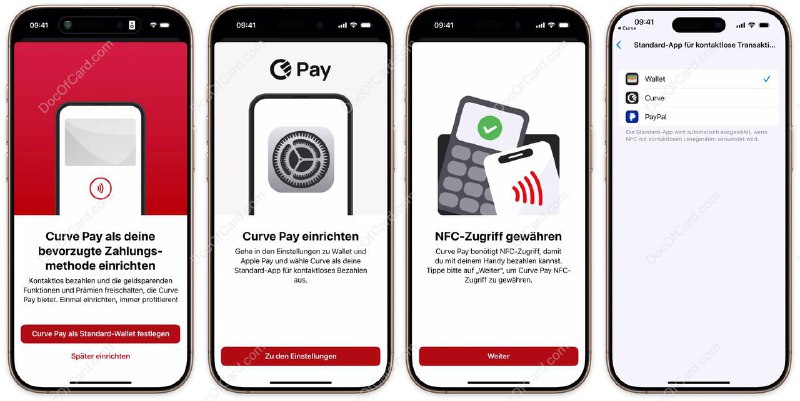 Curve UK 在 EEA 推出 iOS NFC 钱包#Curve UK #NFC #消息[iphone-ticker] 消息，Curve UK 在 EEA 范围内推出 iOS NFC 支付功能 - Curve Pay，和 PayPal DE 一样Curve 用户可以通过 NFC 方式付款，随后可以在 app 内将付款分配或分割到另一张卡上，甚至是 PayPal 等服务支付宝：再馋一次✔️@DocOfCard / 银行账户卡合集