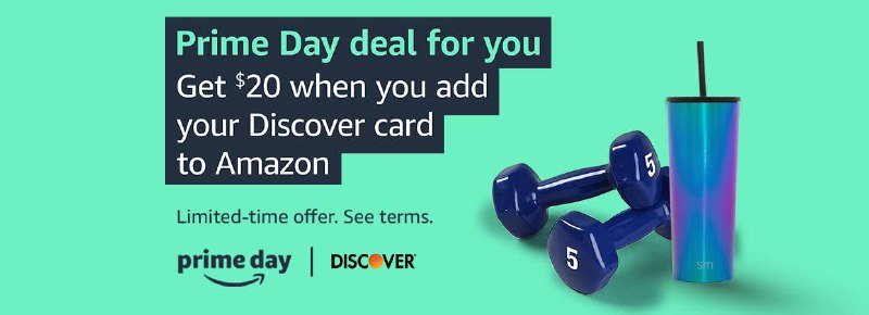 [YMMV] Amazon绑定Discover卡得$20#Amazon #Discover截止日期：(a) 11:59 PT on 6/22/2021, or (b) the time at which offers worth $250,000 have been redeemed❶ 首先需要通过 这个链接 绑定Discover Cashback Bonus卡(已经绑定过的跳过)❷ 然后点击下面这个链接查看自己是否被targeted：✅ amazon.com/b?node=20547486011❸ 只有 Sold and Shipped by Amazon.com 的商品满足活动条件❹ 需要至少消费$20.01，付款时输入优惠码DISCOVERPD❺ 6月1日之后移除和重新添加卡的任何人都无法享受此优惠👉🏿 @DocOfCard