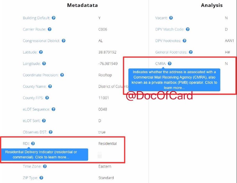 租美国地址要怎么选？#美国地址👉🏿 本文介绍运营商、银行、PayPal等对地址风控要求高，且需要签署[1583表格]的PMB收信(收费)地址选择✅ Commercial Mail Receiving Agency（CMRA）：查询是否(被标记)为商业邮件接收机构，也即Private mailbox (PMB)  • SmartyStreets：比较专业，一些风控系统就是用它的API[官网] • USPS：有翻车[DP]点评：当然我们租的就是PMB，此处查询的意义在于银行风控是否这么认为✅ Residential Delivery Indicator（RDI）：查询住宅地址(Residential)还是商业地址(Commercial) • SmartyStreets点评：住宅地址可遇不可求，价格也很贵✅ 还有些阴间银行(比如Velo)会直接人工查看Google街景点评：建议远离阴间银行 • 醋总的PMB什么时候上线呢？ • Max Liu提供的香港住宅区PMB地址 • 如有群友提供自己运营的其他地区PMB地址也可以留言👀相关：部分美国PMB和1583公证机构👉🏿 @DocOfCard || 其他合集租美国地址要怎么选？#美国地址👉🏿 本文介绍运营商、银行、PayPal等对地址风控要求高，且需要签署[1583表格]的PMB收信(收费)地址选择✅ Commercial Mail Receiving Agency（CMRA）：查询是否(被标记)为商业邮件接收机构，也即Private mailbox (PMB)  • SmartyStreets：比较专业，一些风控系统就是用它的API[官网] • USPS：有翻车[DP]点评：当然我们租的就是PMB，此处查询的意义在于银行风控是否这么认为✅ Residential Delivery Indicator（RDI）：查询住宅地址(Residential)还是商业地址(Commercial) • SmartyStreets点评：住宅地址可遇不可求，价格也很贵✅ 还有些阴间银行(比如Velo)会直接人工查看Google街景点评：建议远离阴间银行 • 醋总的PMB什么时候上线呢？ • Max Liu提供的香港住宅区PMB地址 • 如有群友提供自己运营的其他地区PMB地址也可以留言👀相关：部分美国PMB和1583公证机构👉🏿 @DocOfCard || 其他合集