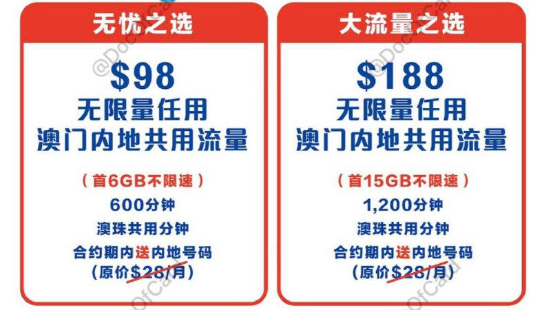 中国电信澳门劳工专享月费计划#中国电信澳门 #CTMO🆕7/12/23更新： 最新资费列表🆕5/17/22更新：所有上台卡不寄内地✅ 