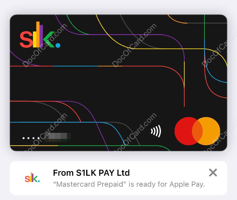 哈萨克斯坦电子钱包 S1lkPay#电子钱包 #S1lkPay #哈萨克斯坦 • 未实名月限额 $100，只能激活一张卡，且有效期只有 2 个月 • 护照实名后月限额 $1000，可同时激活 2 张卡，有效期 3 年✔️ s1lkpay.com [DP] • 美金卡最低充值 $2，KZT卡最低1000₸ • 支持 💰APay, 💰GPay, 💰SPay • 虚拟卡Bin 521431 • 支持 3ds，可付款 Lifecell • 大陆卡充值不了 (外管局禁止 mcc 6051) • S1lkpay is a fintech company licensed by AIFC, DIFC and Dubai Financial Services Authority (“DFSA”). • 目前不清楚是不是灵车✔️@DocOfCard / 银行账户卡合集