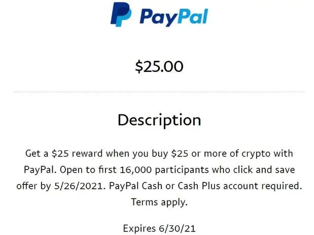 [Target]PayPal US买币满$25送$25#PayPal✅ 