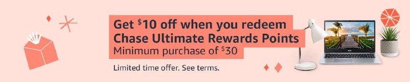 [YMMV] Amazon Chase UR $10 off $30#Amazon #Chase截止日期：11:59pm PT on 1/31/2021, or (b) the time at which 45,000 customers have redeemed the offer👉🏿 通过以下链接查询是否被Target✅ 