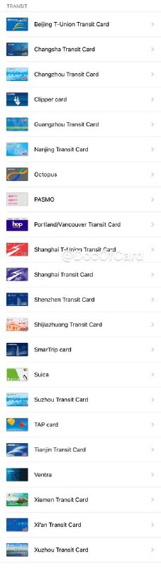 #交通联合 #交通卡👉🏿 群友[DP]iOS上线新交通联合卡：✅ 上海交通卡 • 全国交联版 • 限时免开卡费 • 最低充值10元 • 可信用卡充值 • iOS 14.5以上，WatchOS 7.4以上 • iPhone 6s 以上、 Apple Watch 3以上 • 无法转移现有卡 • 暂不支持在“松江有轨、奉贤BRT、P+R停车场、出租、高速公路（含东海大桥）人工收费”使用[FAQ] • 原上海交通卡（紫卡）已下线 • 复旦大学上海交通联名卡 已正式上线[DP]🚊🚎 • 交通联合卡 • Apple Pay交通卡👉🏿 @DocOfCard#交通联合 #交通卡👉🏿 群友[DP]iOS上线新交通联合卡：✅ 上海交通卡 • 全国交联版 • 限时免开卡费 • 最低充值10元 • 可信用卡充值 • iOS 14.5以上，WatchOS 7.4以上 • iPhone 6s 以上、 Apple Watch 3以上 • 无法转移现有卡 • 暂不支持在“松江有轨、奉贤BRT、P+R停车场、出租、高速公路（含东海大桥）人工收费”使用[FAQ] • 原上海交通卡（紫卡）已下线 • 复旦大学上海交通联名卡 已正式上线[DP]🚊🚎 • 交通联合卡 • Apple Pay交通卡👉🏿 @DocOfCard