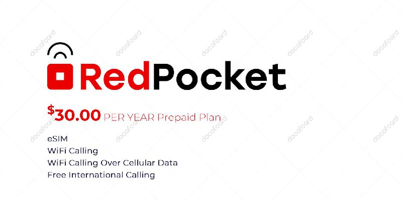 📶RedPocket eSIM 美国保号卡#RedPocket #eSIM🆕📶RedPocket 俗称红包卡，最便宜的套餐为通过 ebay 销售的 $30$45/年 的 GSMT 卡，GSMT 卡近期更新支持 eSIM 后才有了本文 • 年费：$30/年 🆕11/12/24涨价到$45/年 • 每月包含：200 分钟、1000 短信、200MB 流量，超出后需要购买才可使用 • 免费拨打 80 多个国家/地区（含中国大陆、英国等） 🆕6/24/24开始，10GB以下的套餐只能免费拨打20个国家，且不再赠送 $10 call credit [官网] • 不支持漫游（有群友 测试 可以漫游） • (GSMT) 支持漫游 WiFi Calling，需要网页联系客服激活📶获取方式有 2 种：1：通过 ebay 购买 GSMT 实体卡后激活，(可选) 然后购买 $2 GSMT eSIM 转为 eSIM2：通过官网购买 $10/月的 GSMT eSIM 激活，再通过 ebay 购买 GSMT 实体卡后，无需等待收卡，直接用邮件中收到的 14 位数字 Activation code，转换为 $30/年的套餐📶详细介绍：
