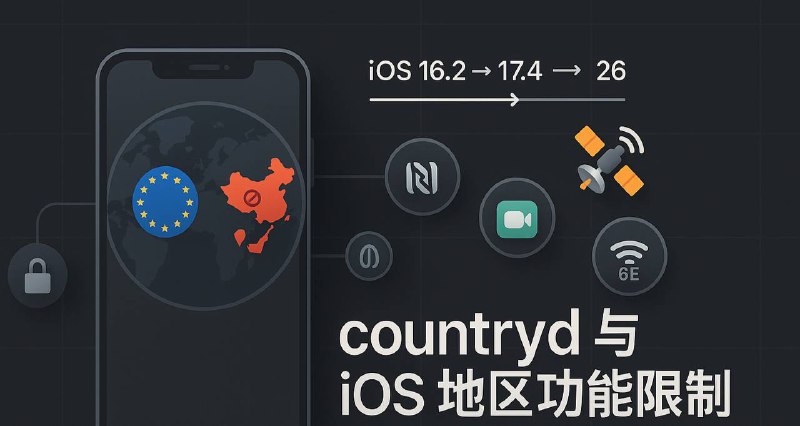 iOS 26 升级？有特殊需求的再考虑一下#Apple #iOS #countryd“countryd”是 Apple 在系统中用于辅助确定设备“所在国家／地区”的内部机制
