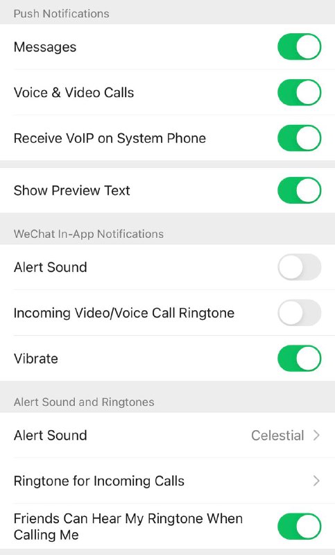 #WeChat👉🏿 群友[DP]微信更新8.08版，可以自选消息提示音和来电铃声了 • 美国、欧盟号码注册的WeChat看不到列表，但是可以输入歌名搜索#WeChat👉🏿 群友[DP]微信更新8.08版，可以自选消息提示音和来电铃声了 • 美国、欧盟号码注册的WeChat看不到列表，但是可以输入歌名搜索