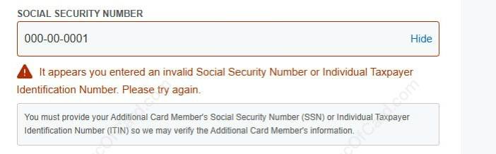 #AmEx USAMEX US 网页添加副卡现在需要提供 SSN/ITIN了，目前电话客服还可以使用护照 [DP]✔️@DocOfCard / 🇺🇸账户合集