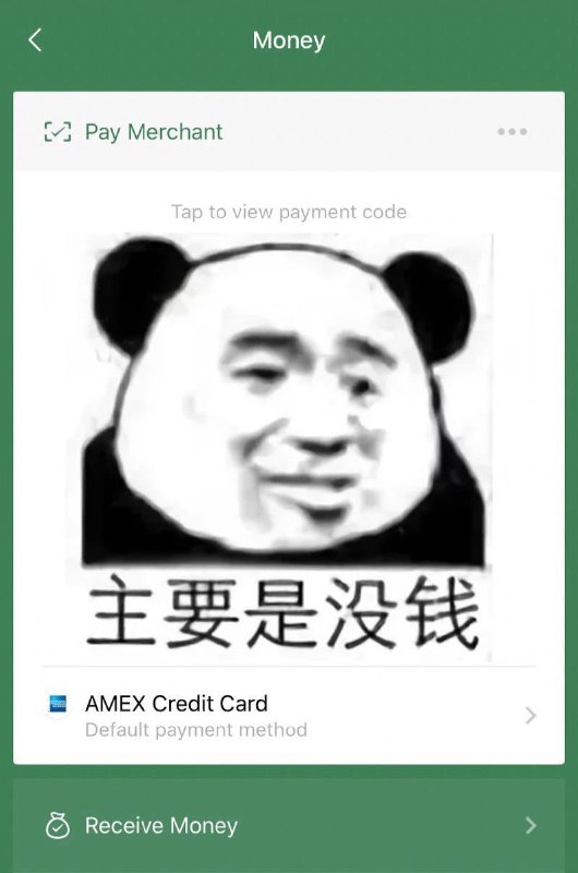 微信支付(中国)更新，二维码付款允许选择外卡#微信支付 #WeChatPay #消息👉🏿 [官宣]2019年11月6日，腾讯金融科技官方发布消息，在中国人民银行的指导下，腾讯公司与Visa、Mastercard、AmericanExpress、Discover Global Network（含Diners Club） 、JCB五大国际卡组织达成一系列合作，支持境外开立的国际信用卡绑定微信支付• 实测未实名账户也可以九宫格付款* 二维码主扫仍旧不支持#微信支付* 等待线下商户二维码被扫支付实测👀相关： 微信外卡线下消费实测汇总👉🏿 @DocOfCard / 银行账户卡合集