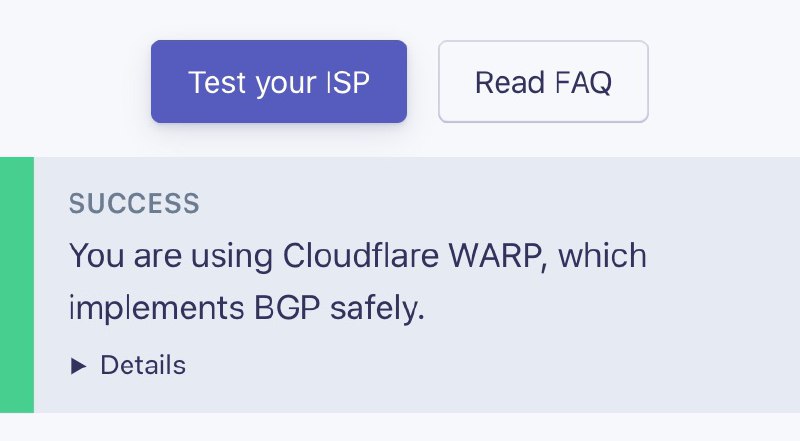 Cloudflare 发布工具测试 ISP 是否部署 BGP 安全系统#Cloudflare #ISP #BGP👉🏿 过去几年 BGP 发生过许多次严重的路由泄漏，导致一个网络的流量被重定向路由经过其它网络