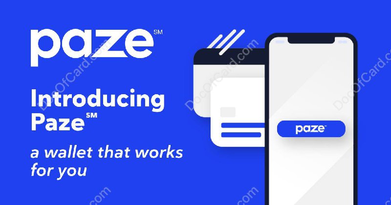 美国七大银行加入在线支付解决方案 Paze#Paze #消息Paze is an online checkout solution provided by Early Warning Services, LLC, who also operates Zelle.  • Paze 指南 • 支持商家列表 • FAQ • Paze 是一种数字钱包，最初由七大银行 Bank of America, Capital One, Chase, Elan, PNC, Truist, U.S. Bank 和 Wells Fargo 提供，将在今年分阶段向符合条件消费者推出 • Paze 无需注册，银行将自动添加符合条件的银行卡到 Paze • Paze 支付时无需输入卡号等信息，卡号永远不会与商家共享，Paze 通过短信和其他多因素身份验证工具发送一次性密码进行验证 • 可以访问 mywallet.paze.com 添加/删除卡或者设置默认付款卡，也可以通过各银行或银行 app/网站添加/删除 Paze 中的卡片 • 通过 Paze 网站退出 Paze 将删除所有卡，并将防止提供 Paze 的任何银行自动添加卡✔️@DocOfCard / 银行账户卡合集