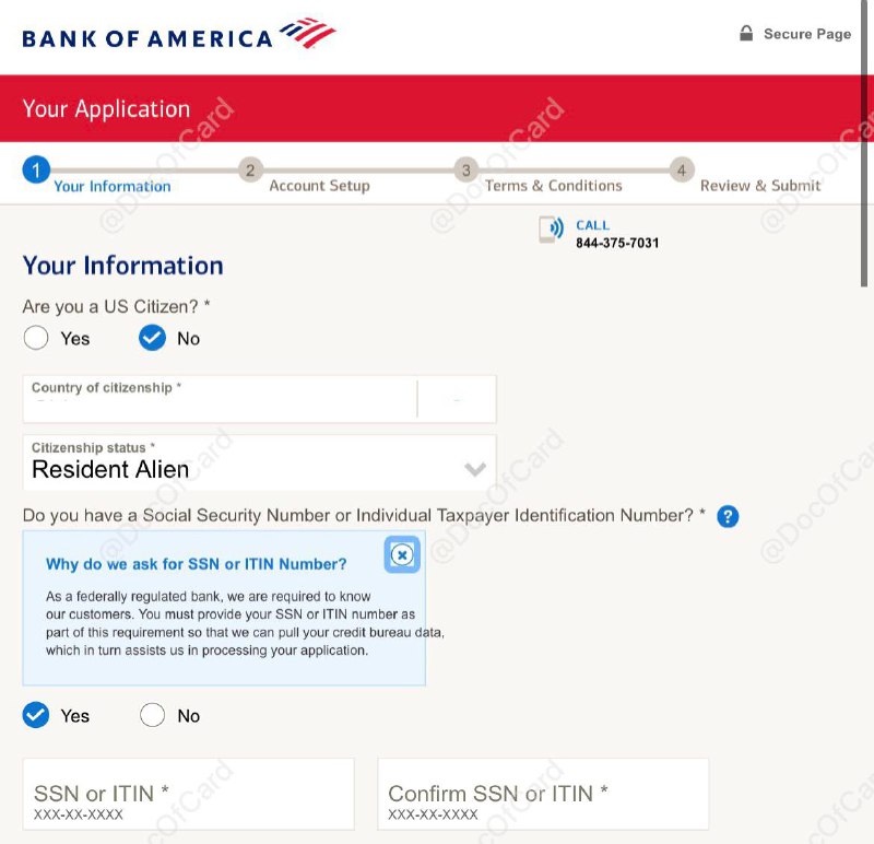 Bank of America checking 美国银行账户#BofA🆕11/7/23更新： 已禁止大陆用户网申🆕更新：🏦 ITIN网申会被要求提供驾照或州ID，建议不要试了 • 要求SSN，新增支持ITIN（RA） • 要求U.S. citizen、Resident Alien • 要求美国地址、美国mobile手机号 • Softpull + ChexSystems review • 学生户免月费，25+月费$12或日均$1500 • Wire in收费$15，Wire out收费$30 • ACH in免费，ACH out收费$3/$10✅ 