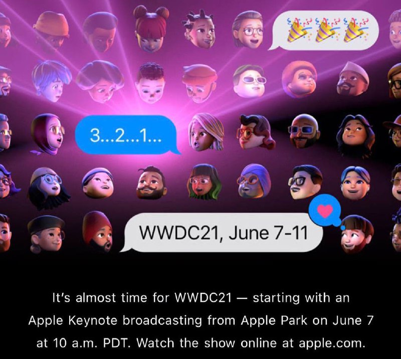 #Apple #WWDCJune 7, 2021 at 10:00 a.m. PDT.✅ Add to calendar