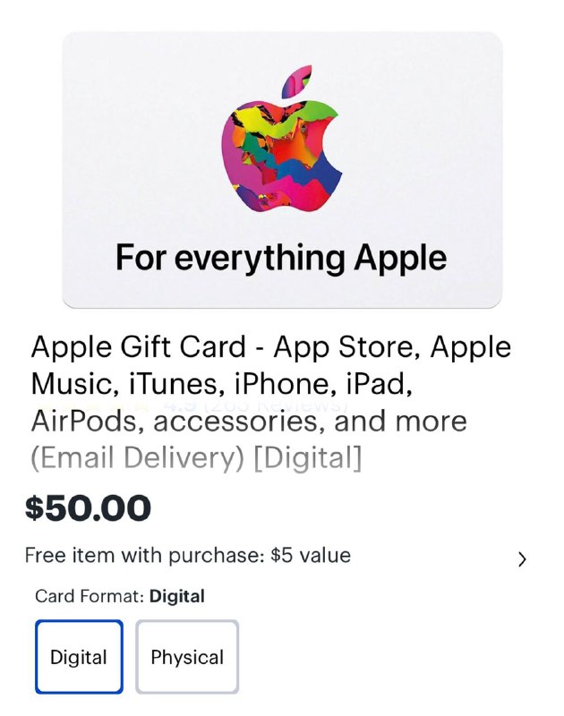 Best Buy 买 $50 Apple GC 送 $5 Best Buy eGC#BestBuy • 