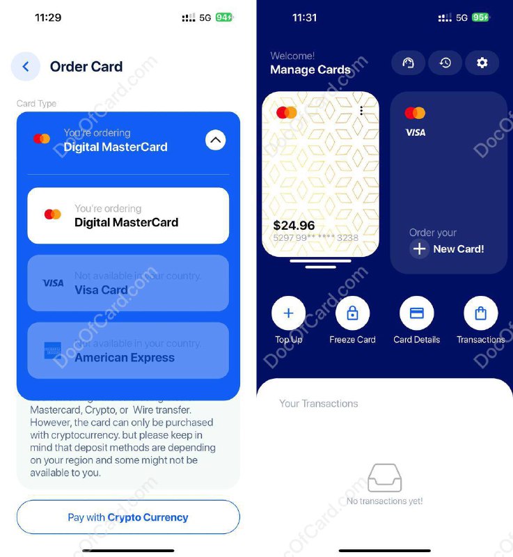 土耳其🇹🇷虚拟卡HexaCard#HexaCard #土耳其✔️ ✅ AppStore [DP] • 实名方式：护照 • 入金方式：交易所充值 • 费用：10U开卡，5年有效，手续4.5% • 卡bin 529799 • 可绑定土区 Apple ID • 有点像币圈野鸡卡✔️@DocOfCard / 银行帐户卡合集